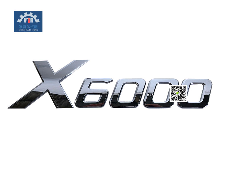 DZ16251950050   X6000標牌   X6000 sign  SHACMAN  X6000  Bridge radiator panel DZ16251950050   X6000標牌   X6000 sign  SHACMAN  X6000  Bridge radiator panel