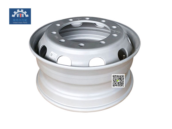 DZ93259619014   9.00×22.5-件輻板式車輪總成   wheel rim   SHACMAN F2000 F3000 X3000 M3000 Truck chassis walking accessories